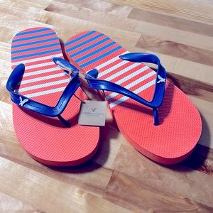 American Eagle Outfitters Flip Flops Sandals Orange